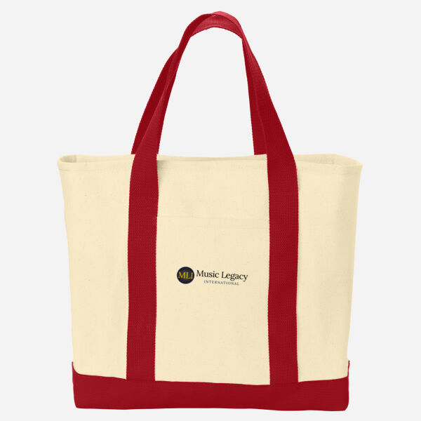Ideal Twill Two Tone Shopping Tote Thumbnail